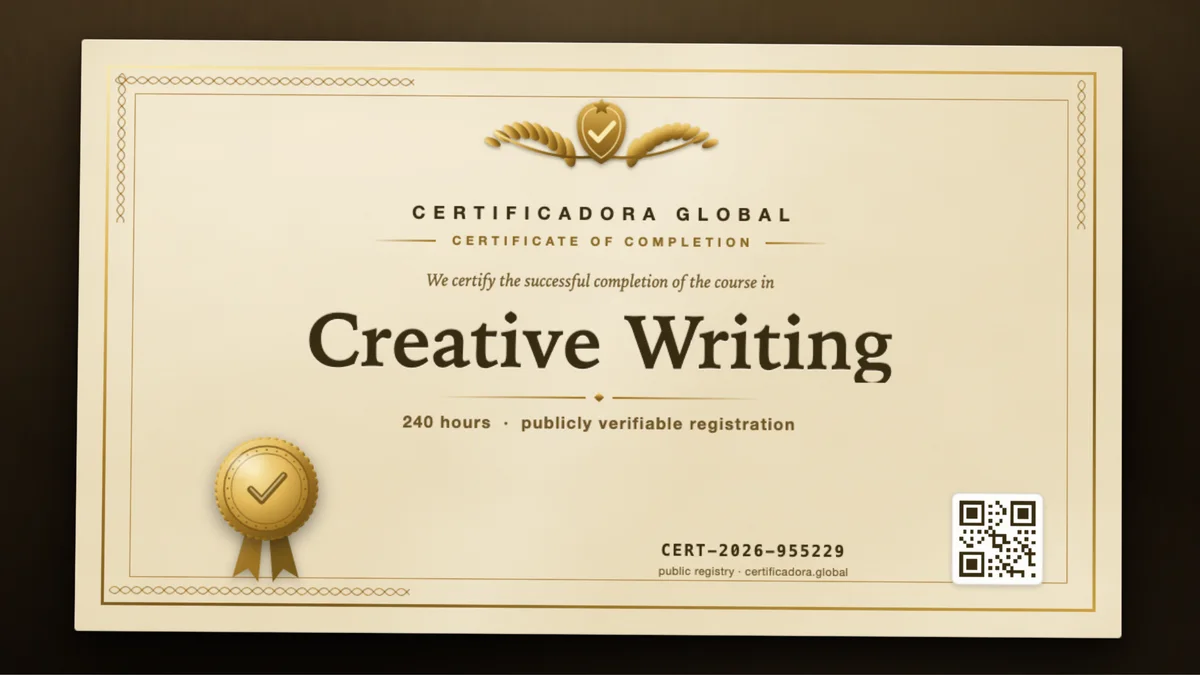 Cover of the Creative Writing course