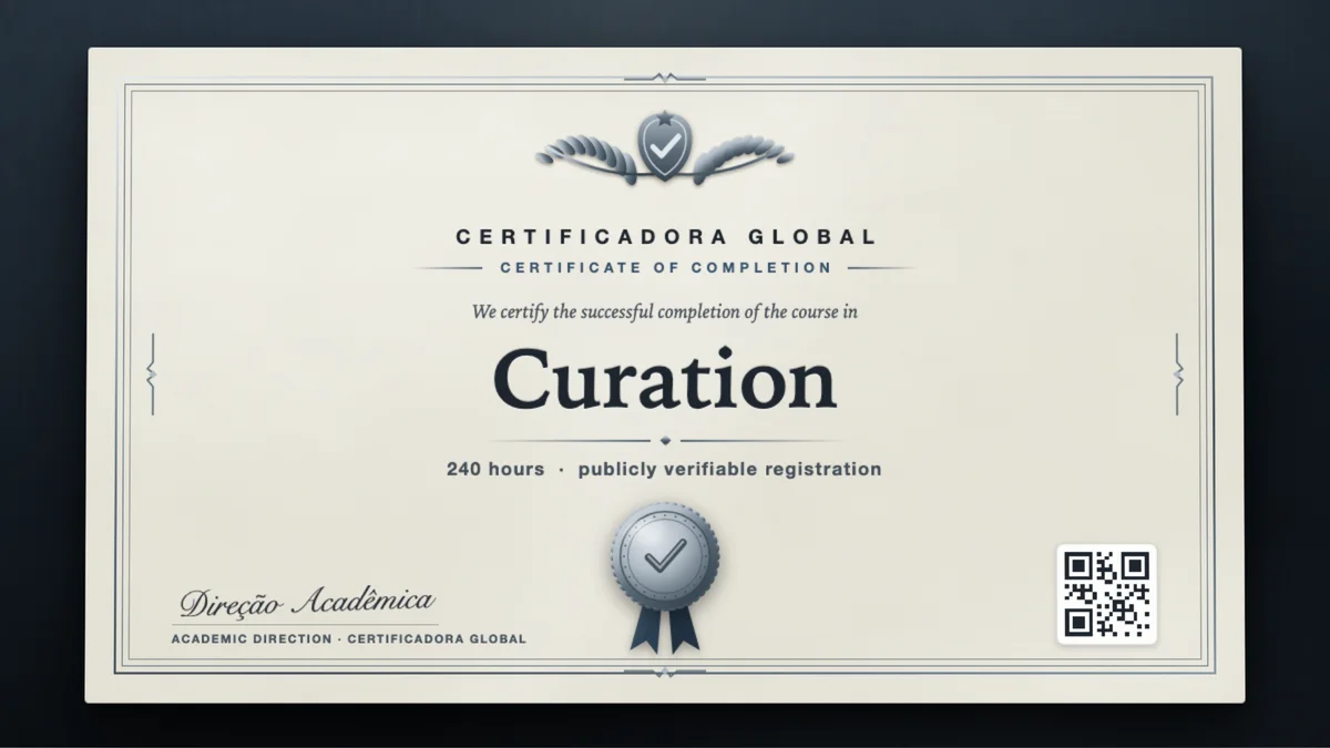 Cover of the Curation course