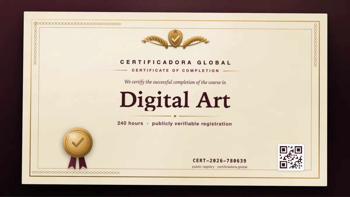 Cover of the Digital Art course