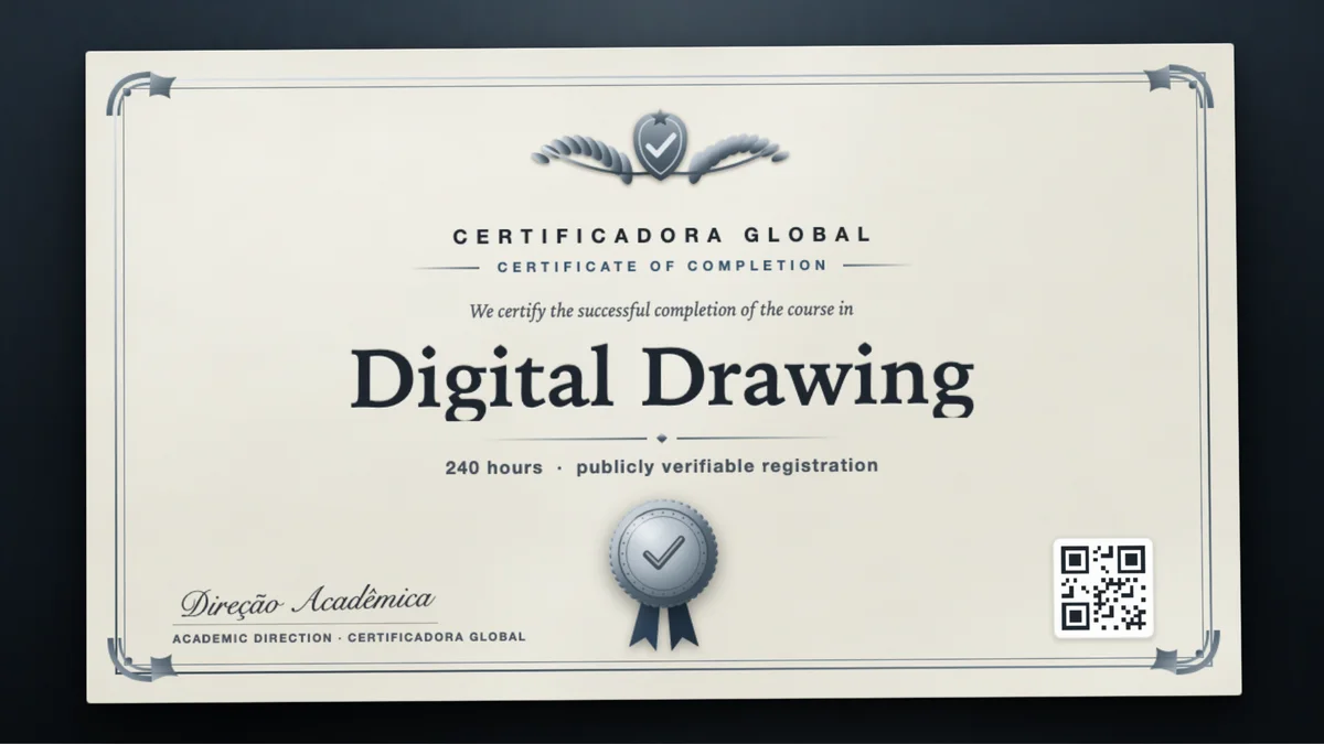 Cover of the Digital Drawing course