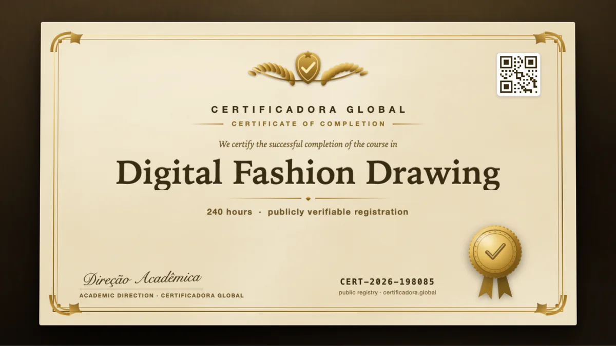 Cover of the Digital Fashion Drawing course