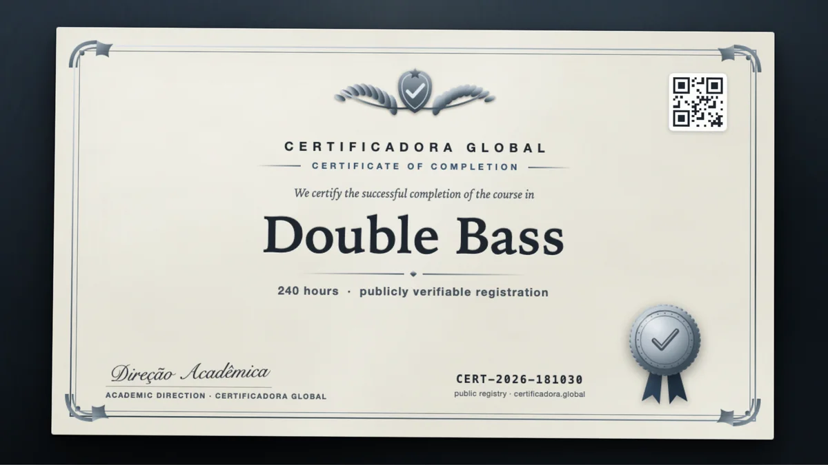 Cover of the Double Bass course