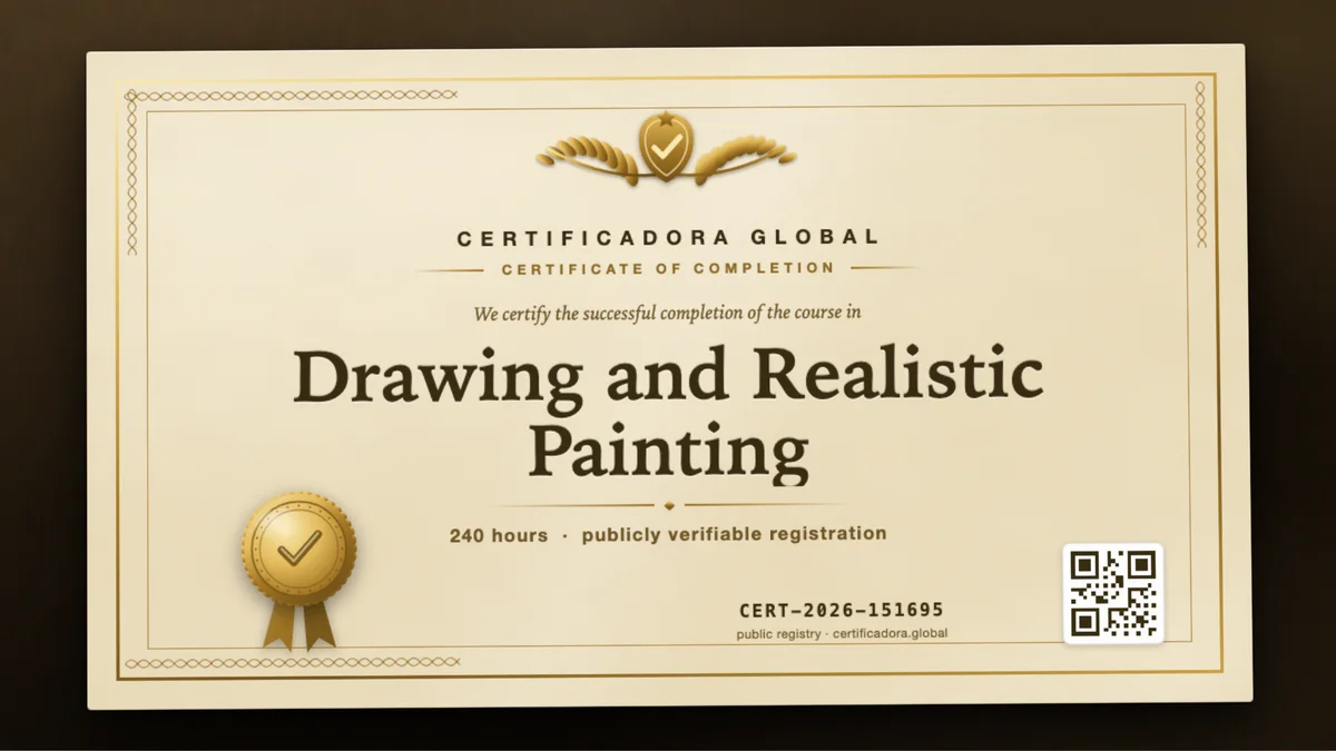 Cover of the Drawing and Realistic Painting course