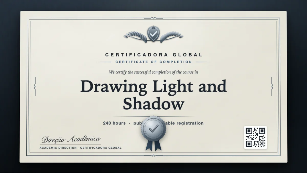 Cover of the Drawing Light and Shadow course