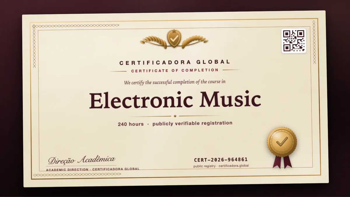 Cover of the Electronic Music course