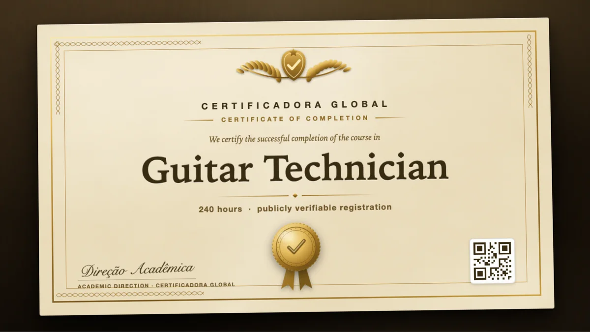 Cover of the Guitar Technician course