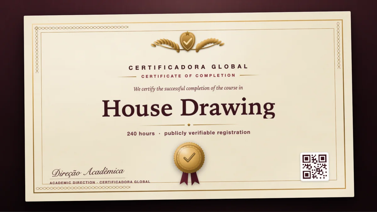 Cover of the House Drawing course