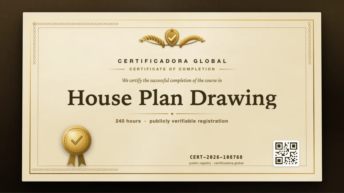 Cover of the House Plan Drawing course