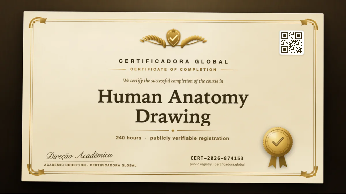 Cover of the Human Anatomy Drawing course