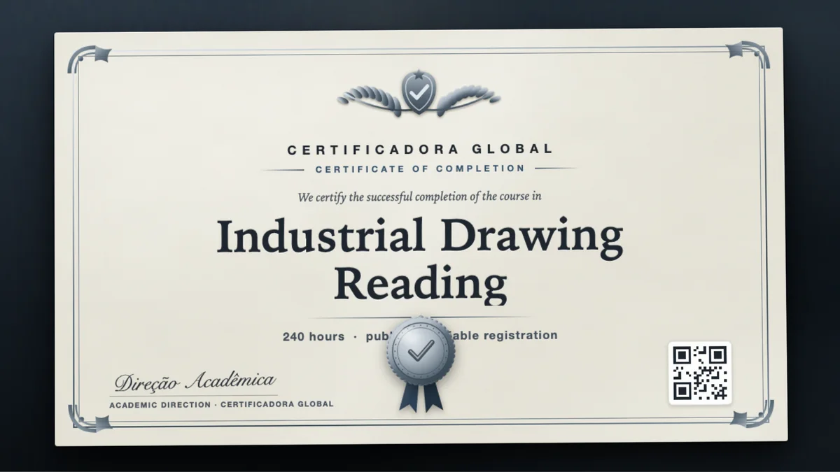 Cover of the Industrial Drawing Reading course