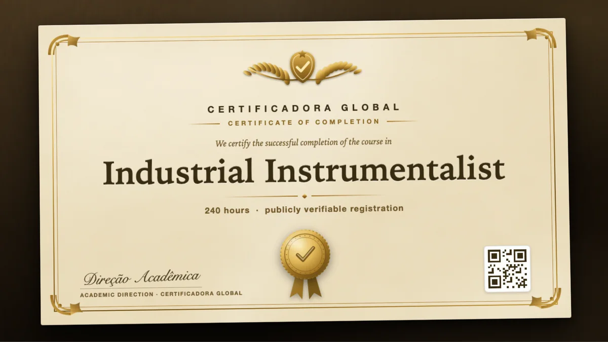 Cover of the Industrial Instrumentalist course
