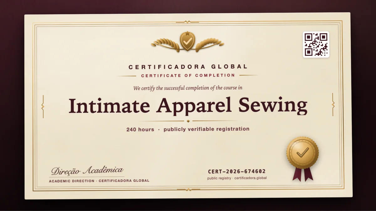 Cover of the Intimate Apparel Sewing course