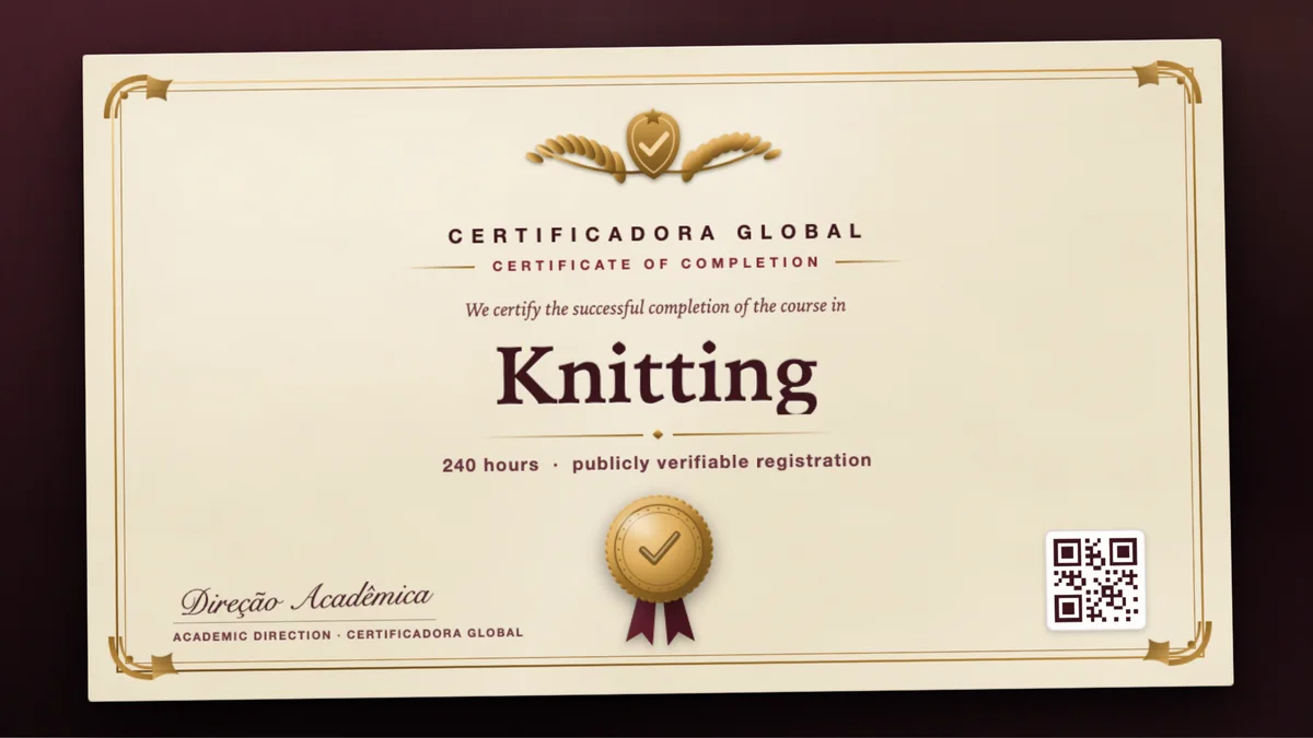 Cover of the Knitting course