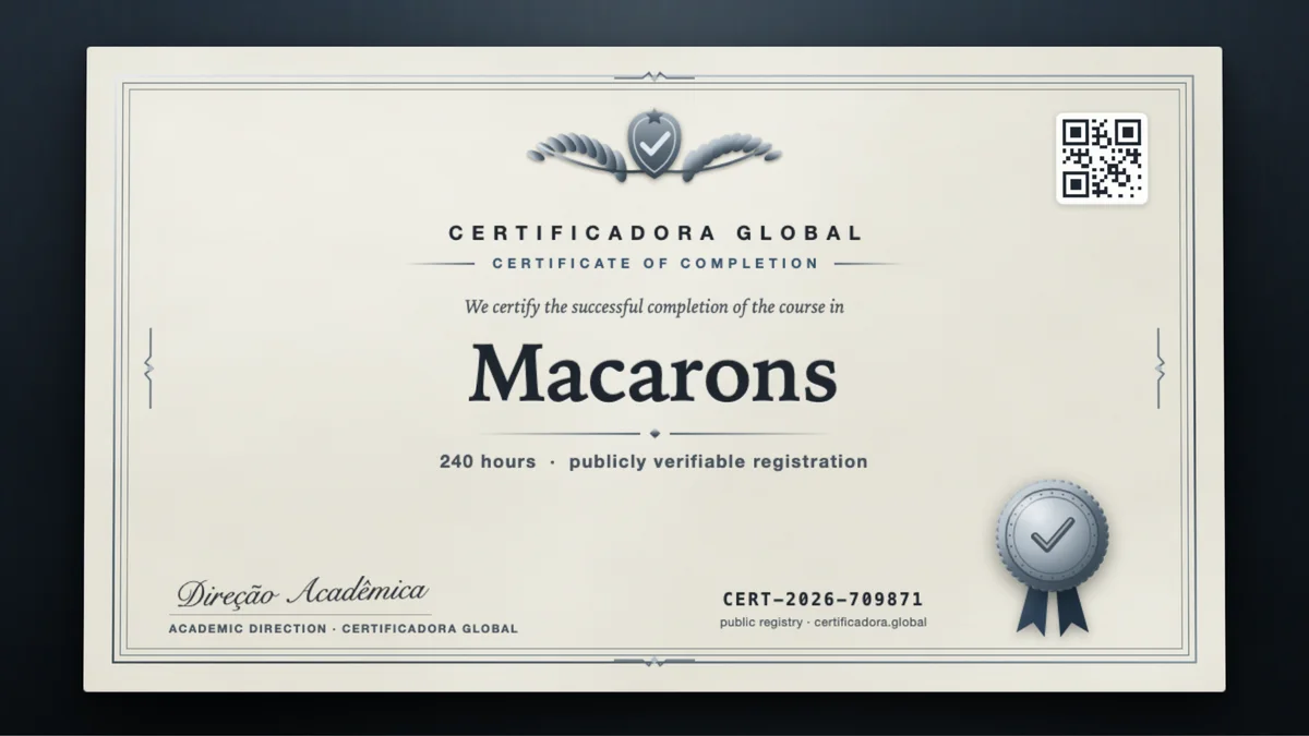 Cover of the Macarons course