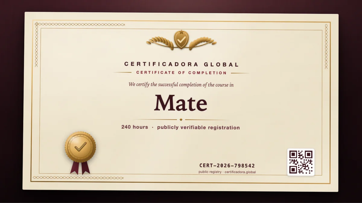 Cover of the Mate course