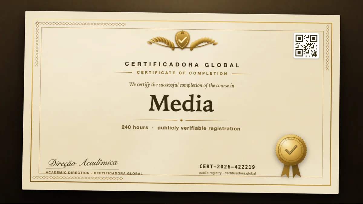 Cover of the Media course