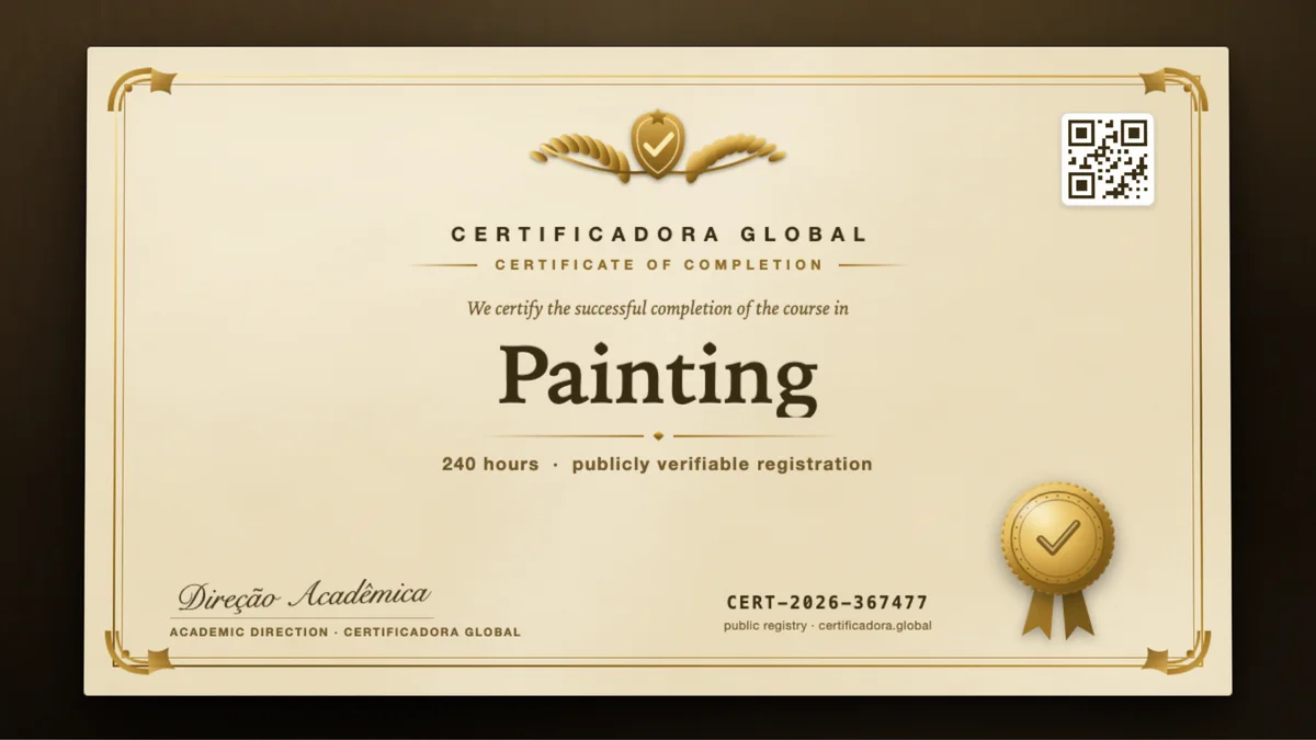 Cover of the Painting course