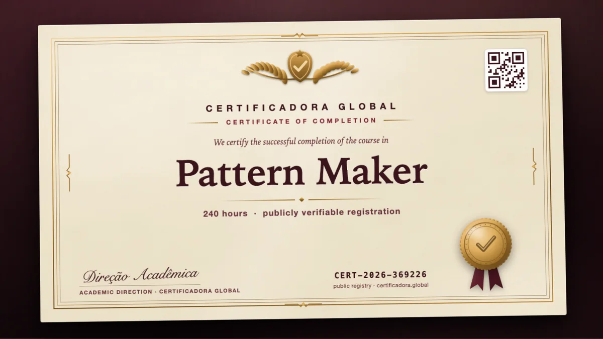 Cover of the Pattern Maker course