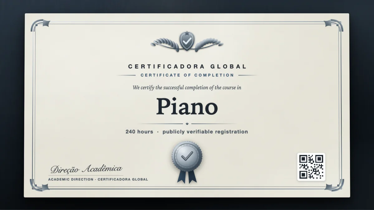 Cover of the Piano course