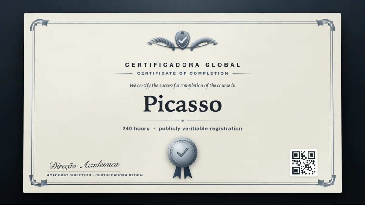 Cover of the Picasso course