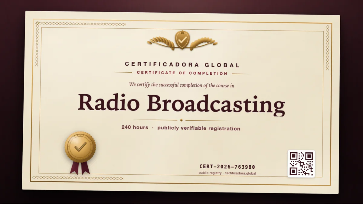 Cover of the Radio Broadcasting course