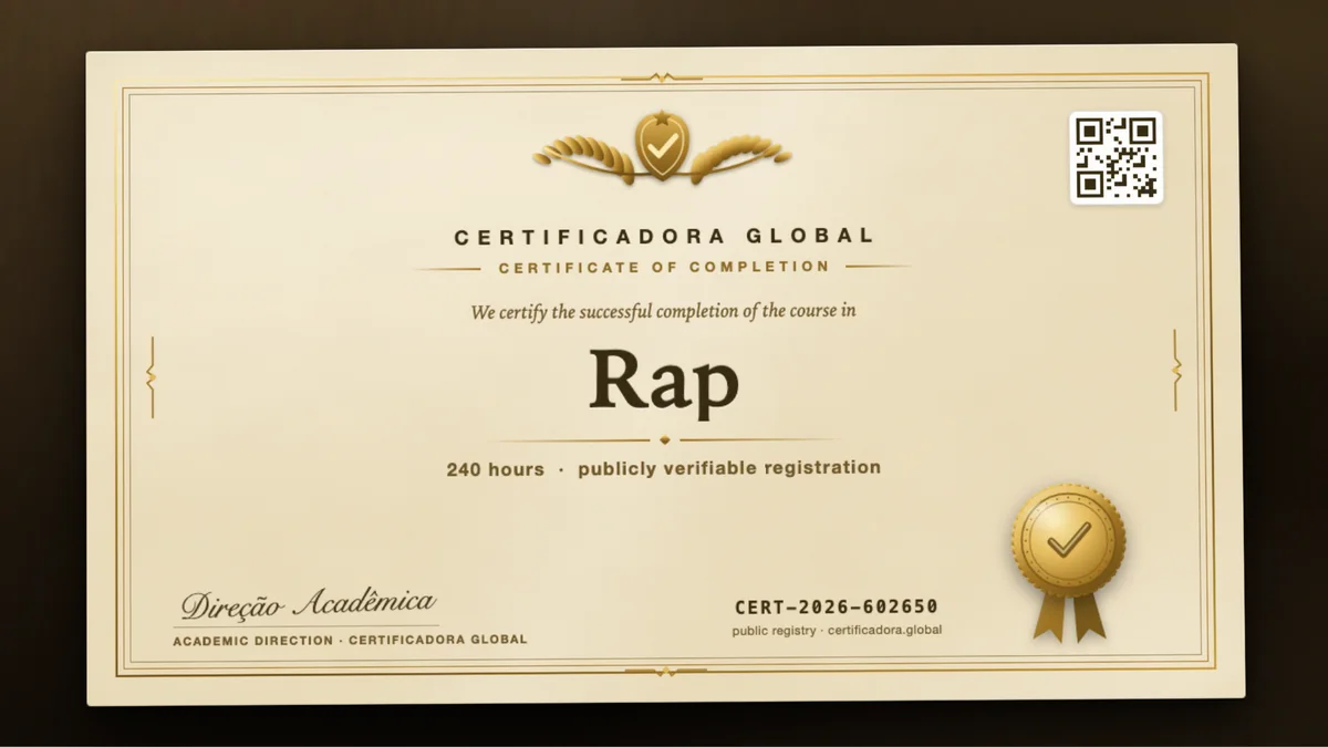 Cover of the Rap course