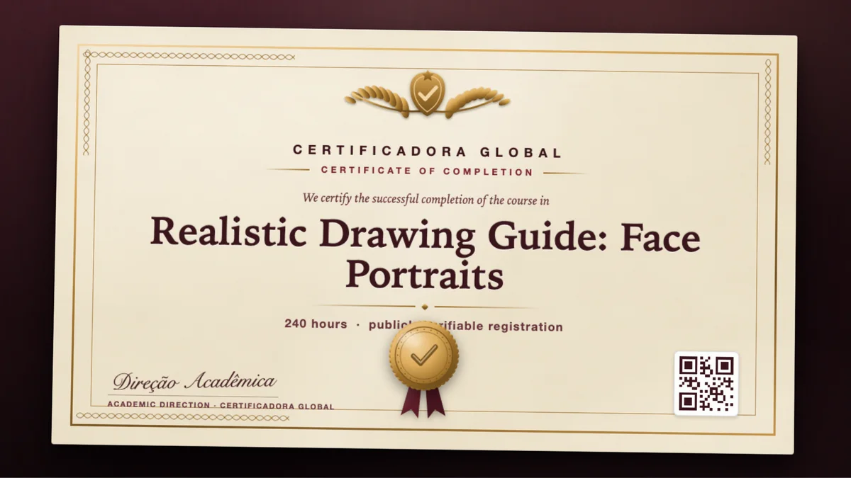 Cover of the Realistic Drawing Guide: Face Portraits course