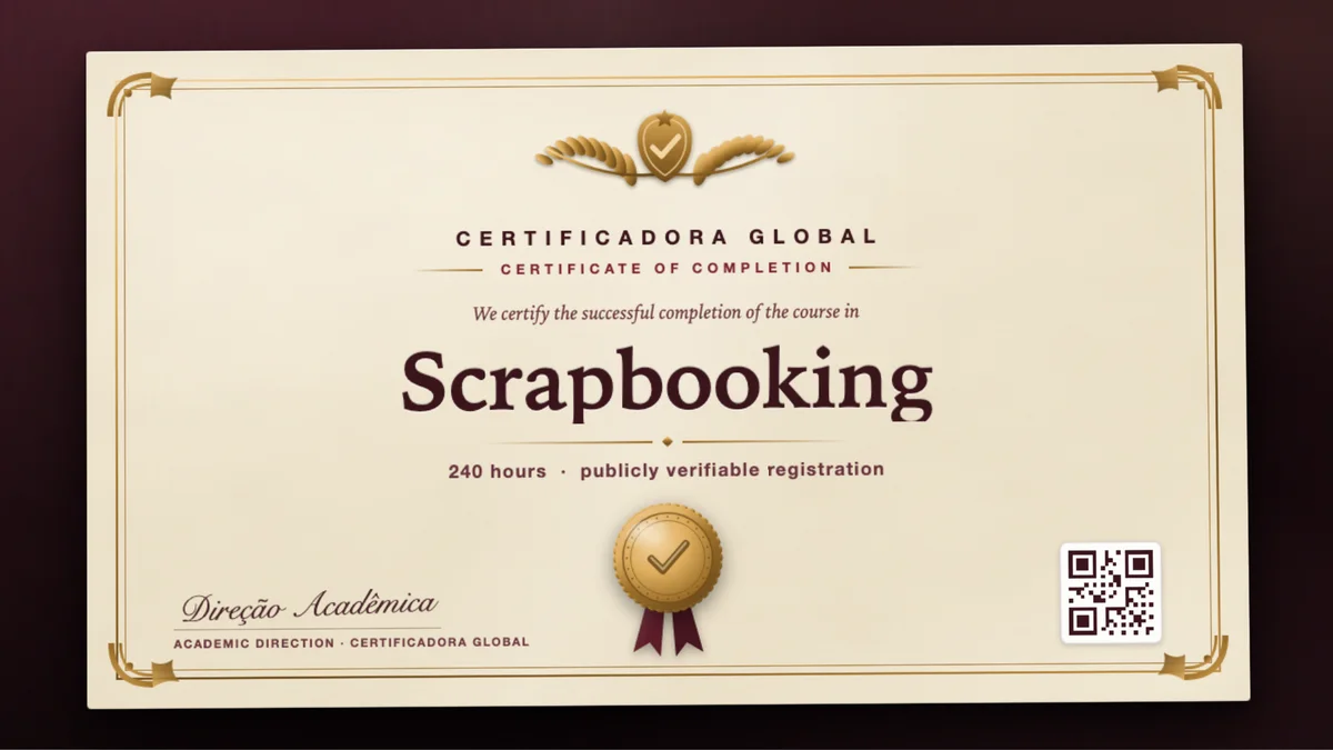 Cover of the Scrapbooking course
