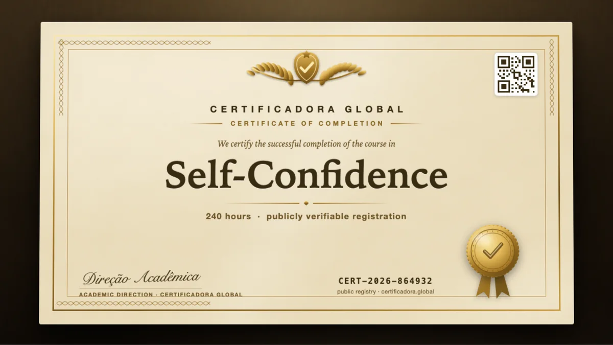Cover of the Self-Confidence course