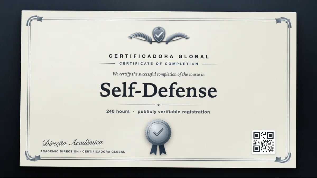 Cover of the Self-Defense course