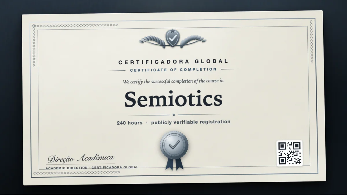 Cover of the Semiotics course