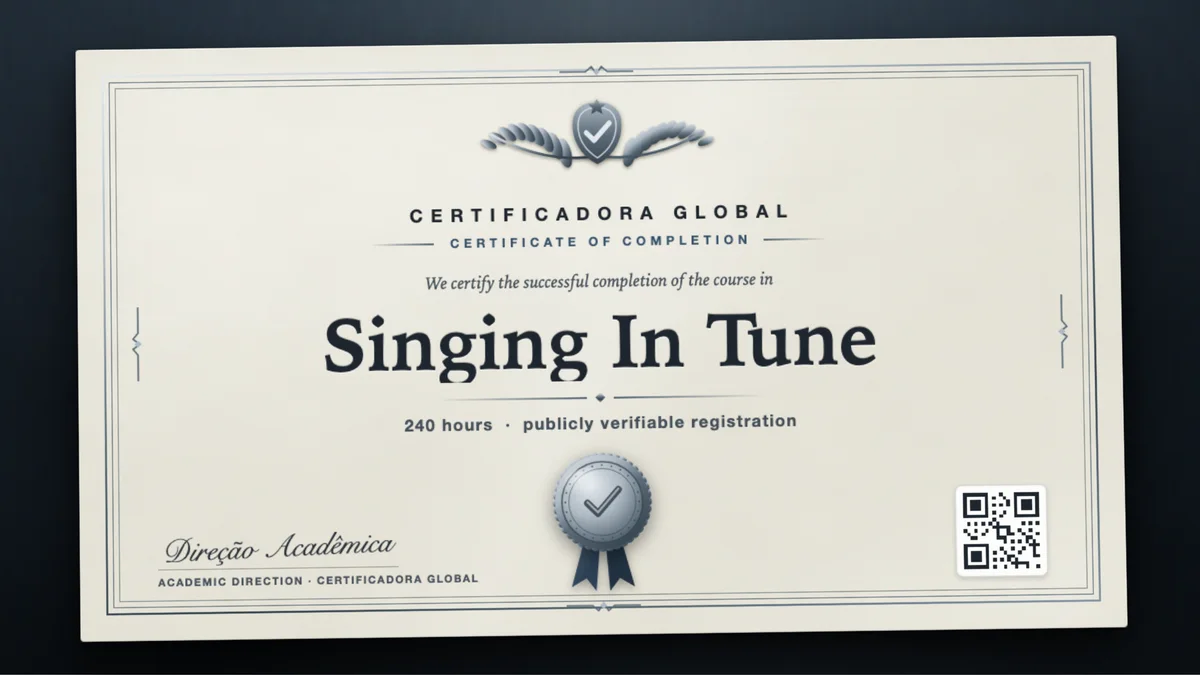 Cover of the Singing In Tune course