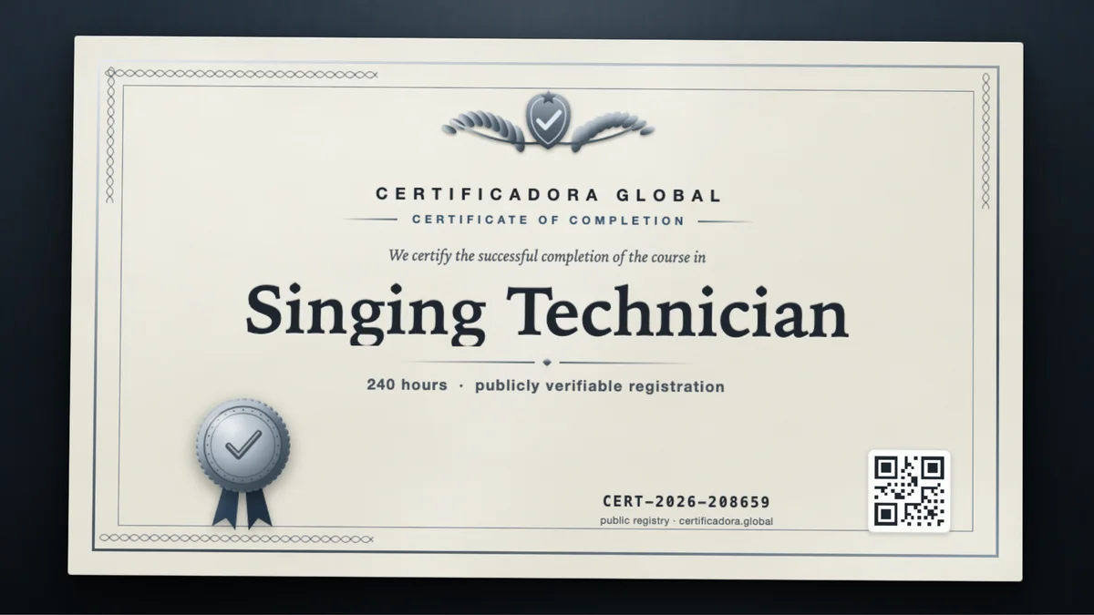 Cover of the Singing Technician course
