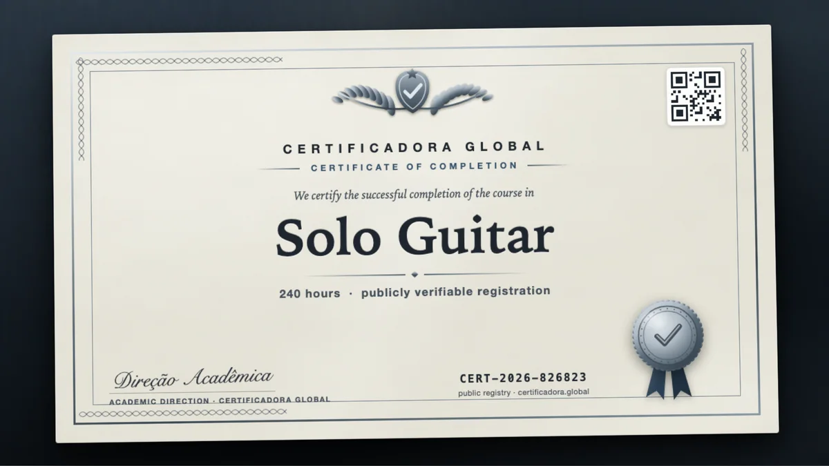 Cover of the Solo Guitar course