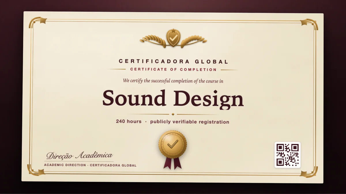 Cover of the Sound Design course