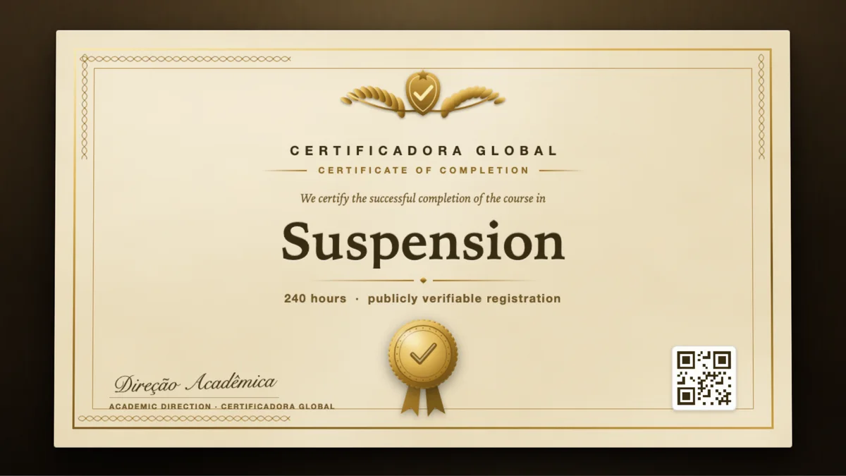 Cover of the Suspension course
