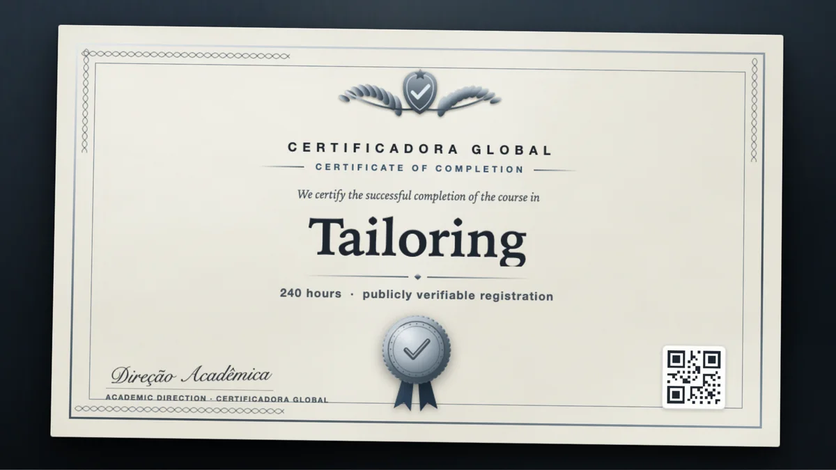 Cover of the Tailoring course