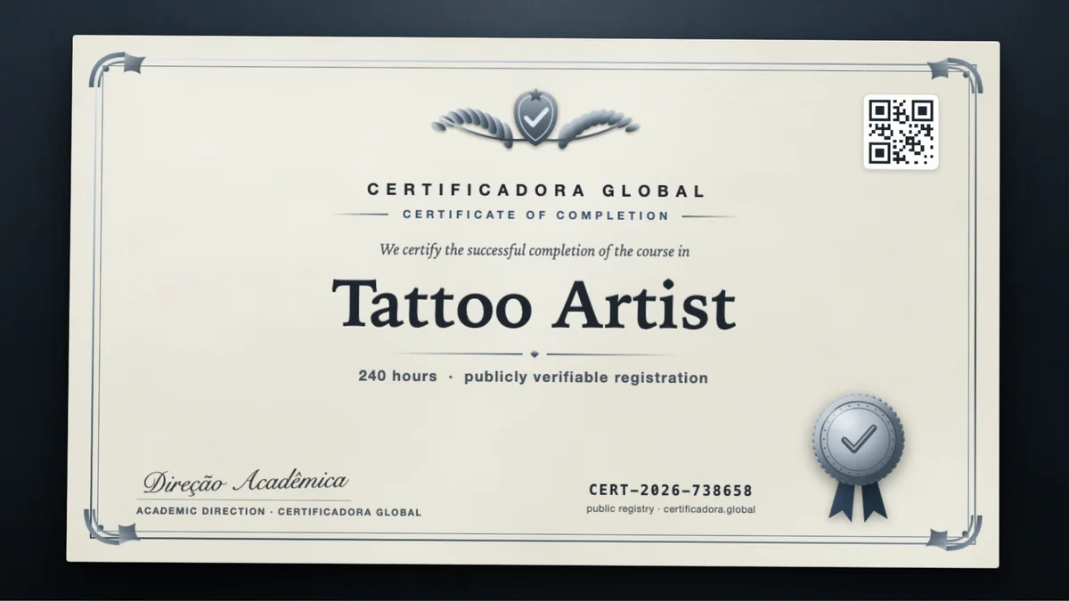Cover of the Tattoo Artist course