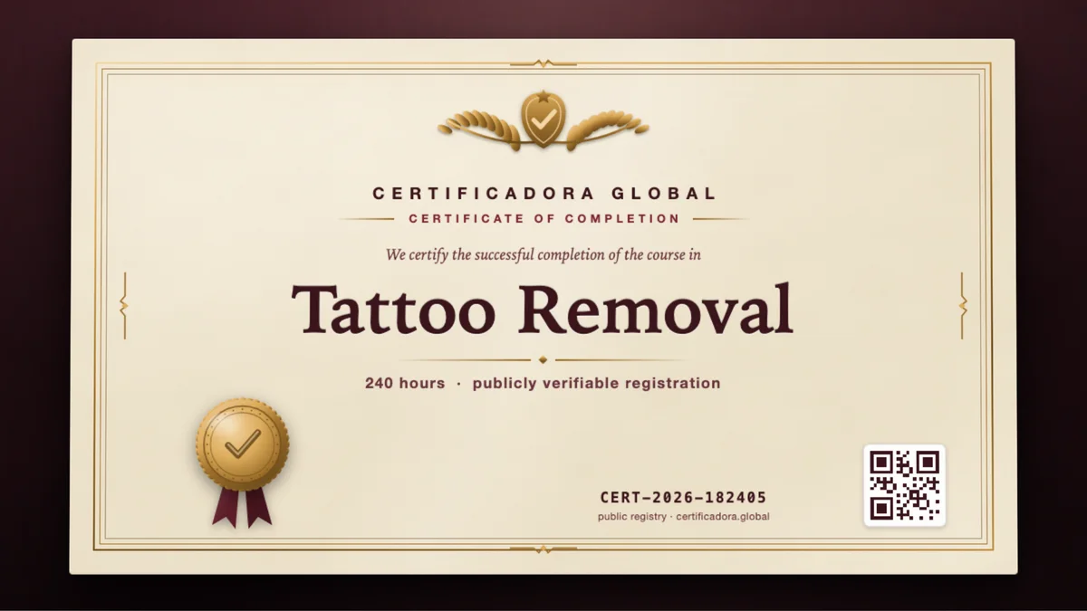 Cover of the Tattoo Removal course