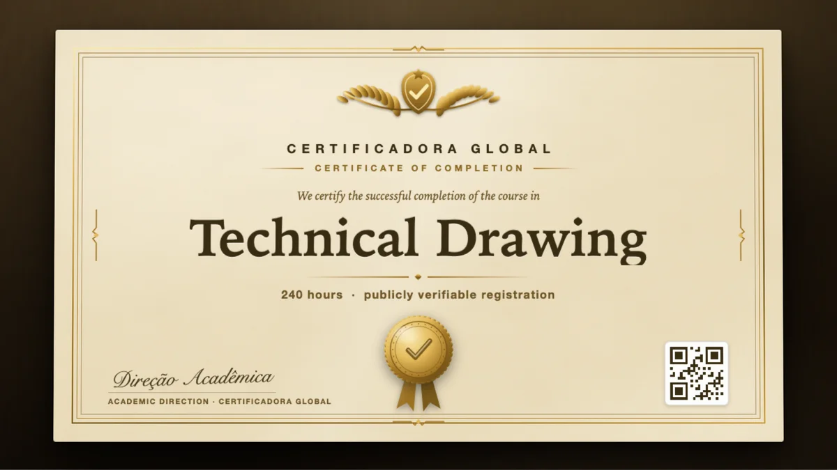 Cover of the Technical Drawing course