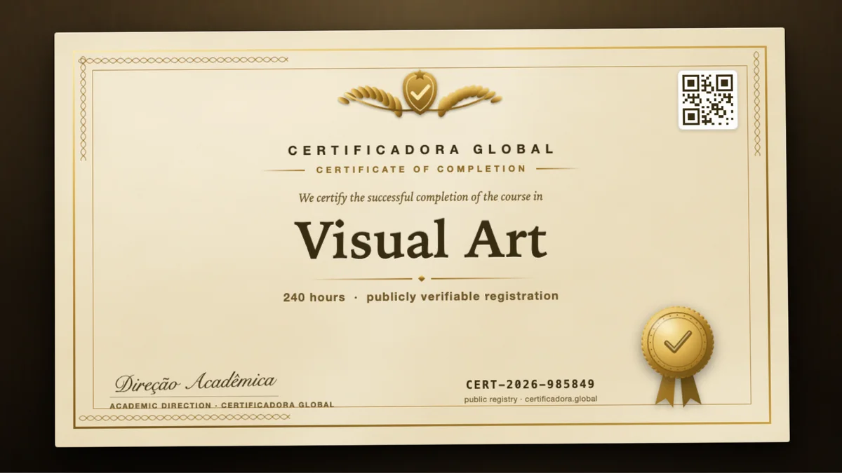 Cover of the Visual Art course