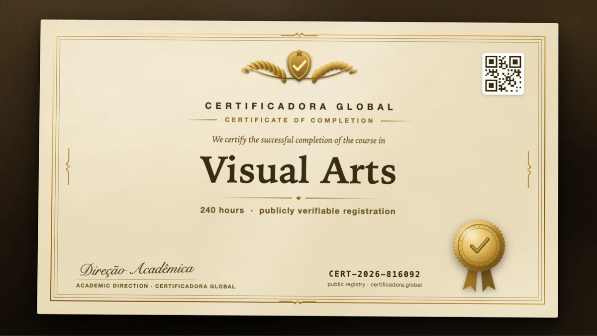 Cover of the Visual Arts course