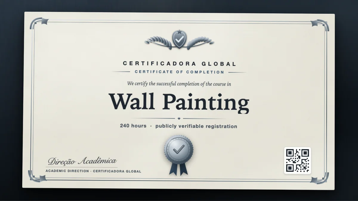 Cover of the Wall Painting course