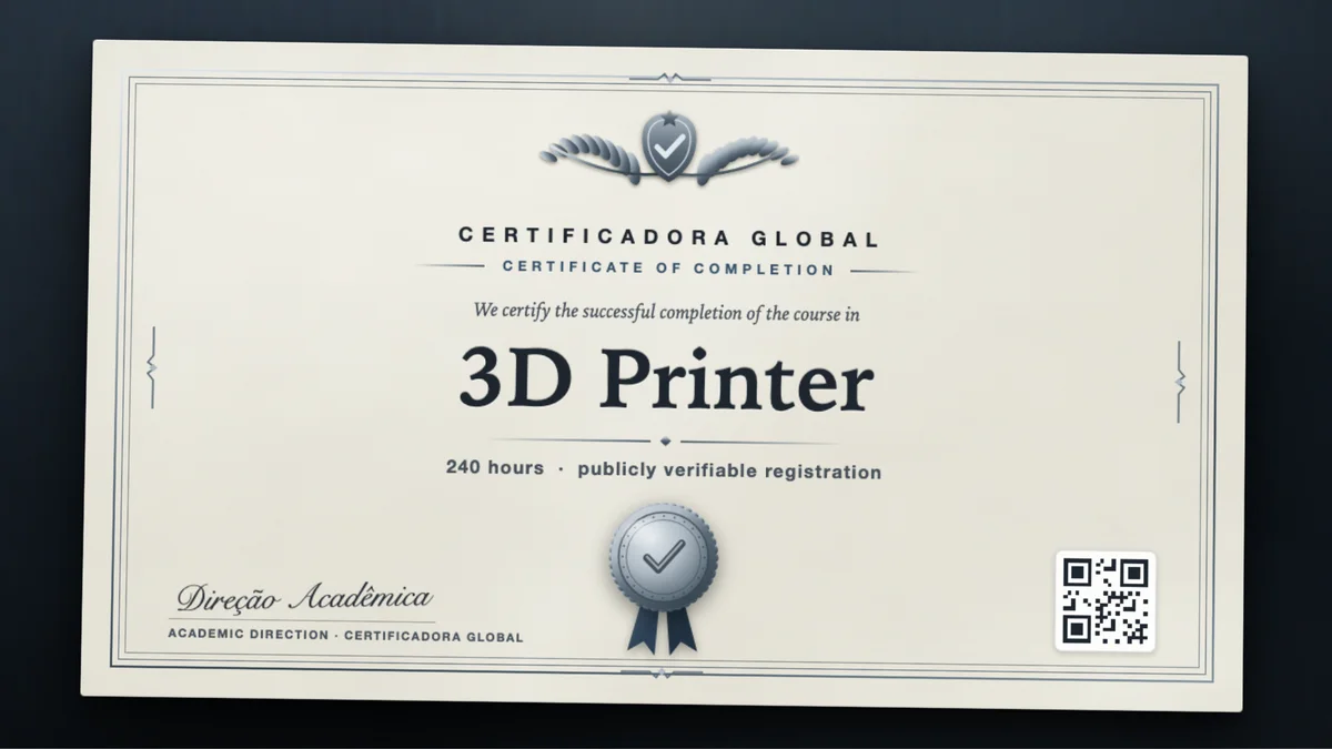 Cover of the 3D Printer course