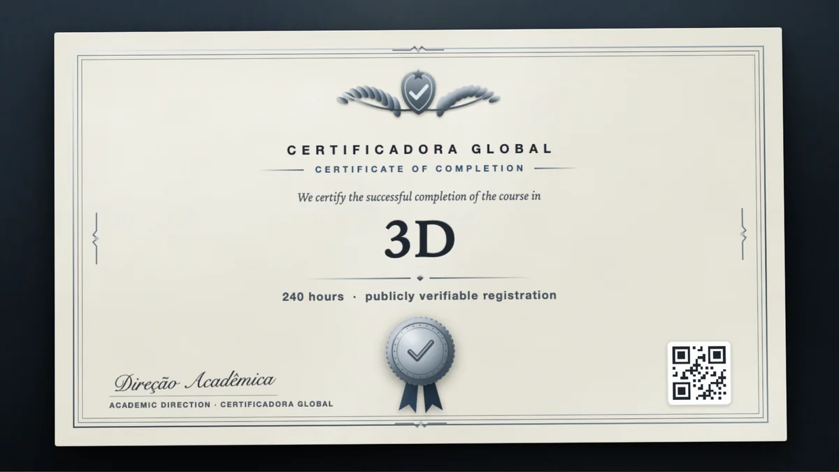 Cover of the 3D course