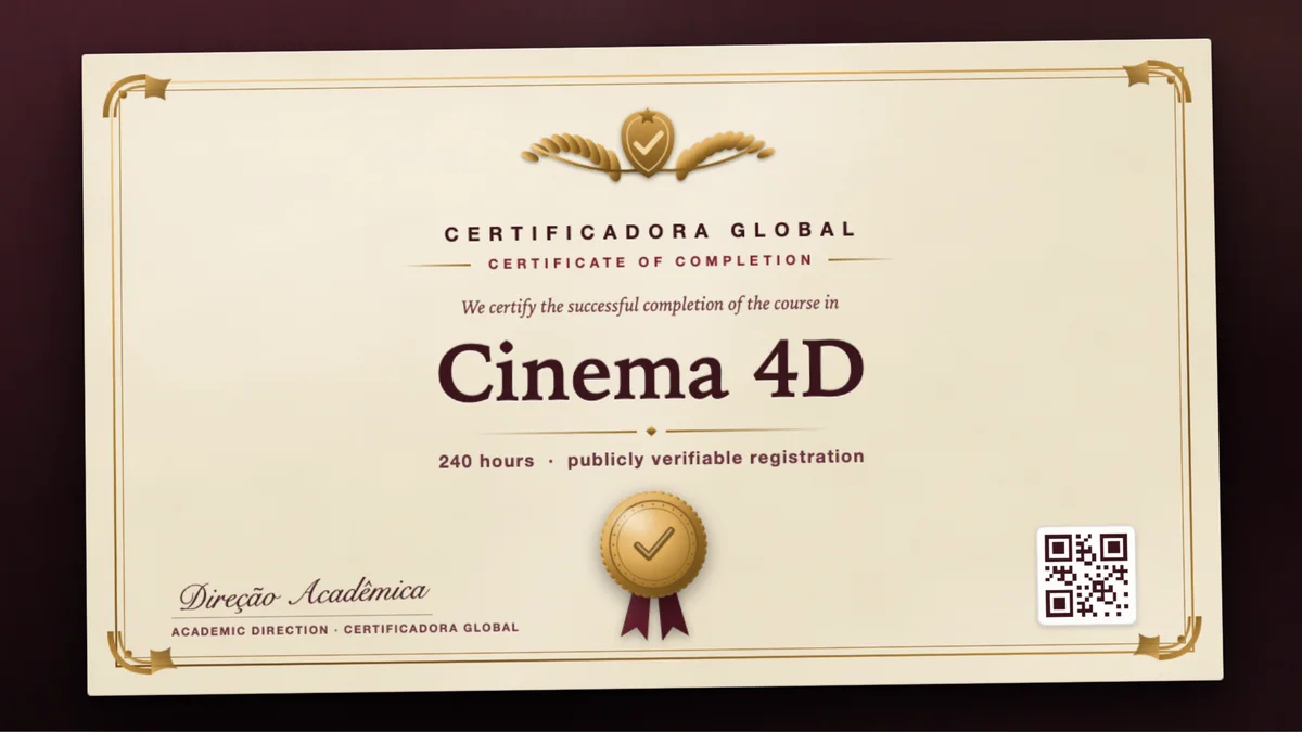 Cover of the Cinema 4D course