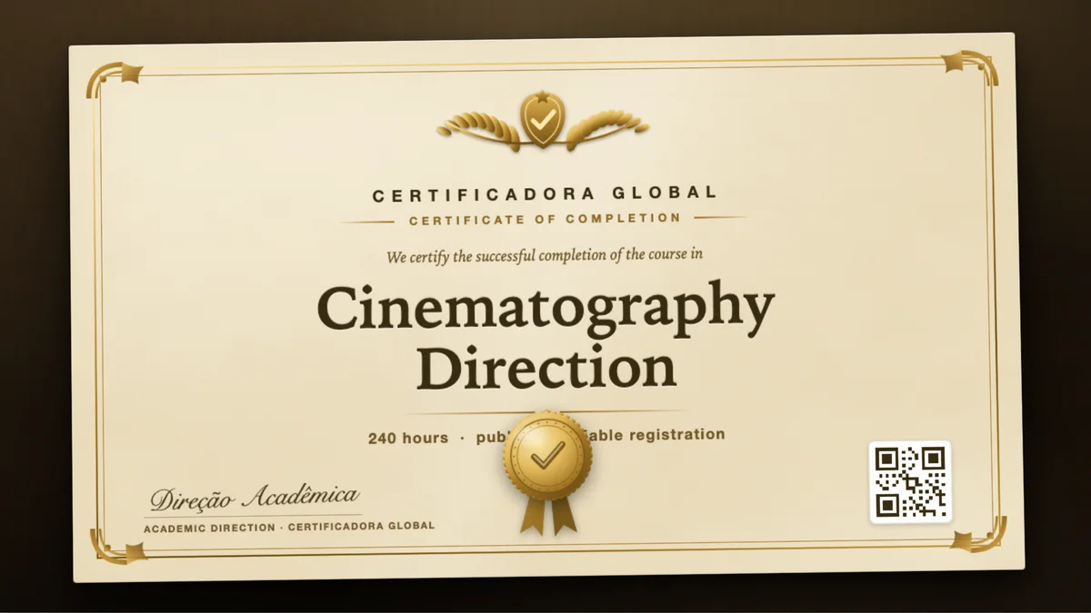 Cover of the Cinematography Direction course