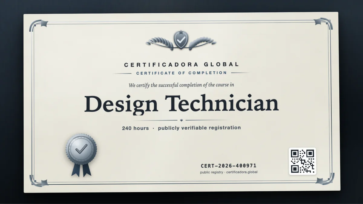 Cover of the Design Technician course