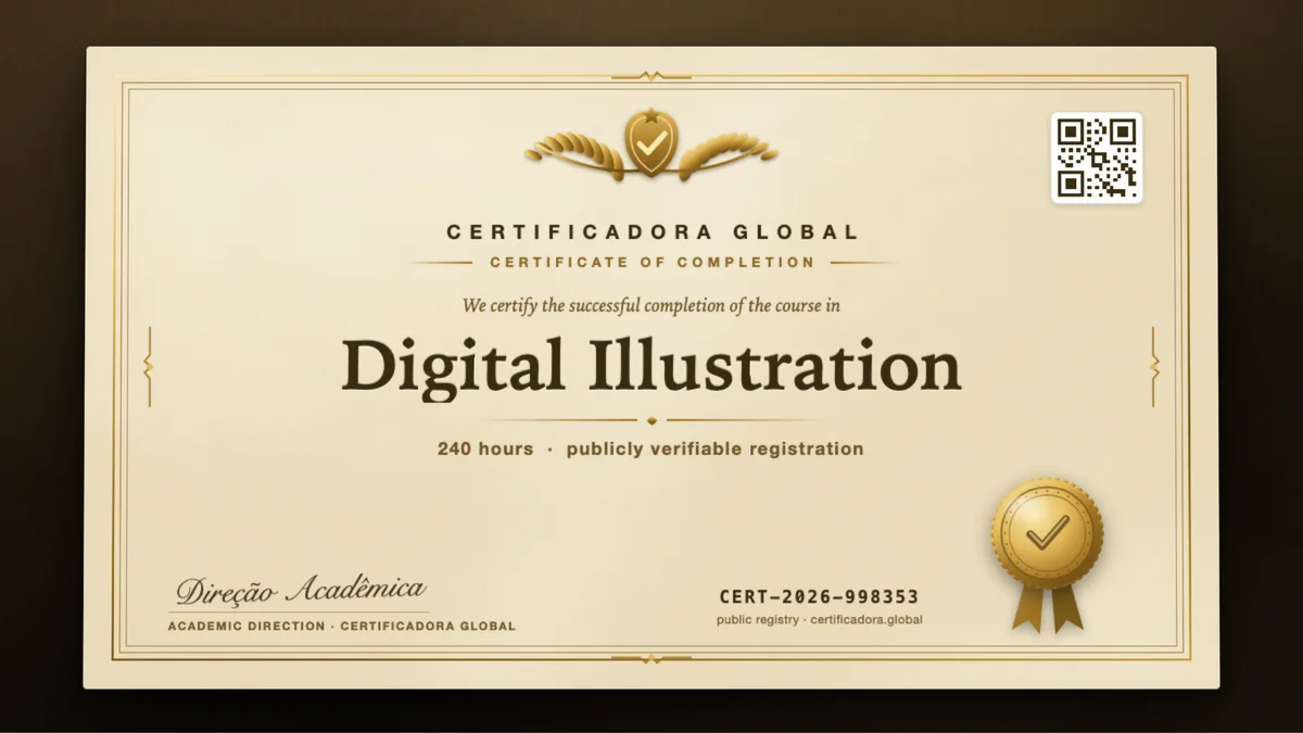Cover of the Digital Illustration course