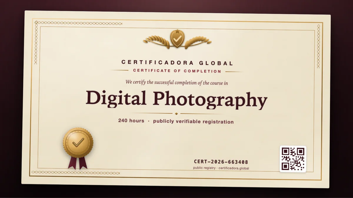 Cover of the Digital Photography course